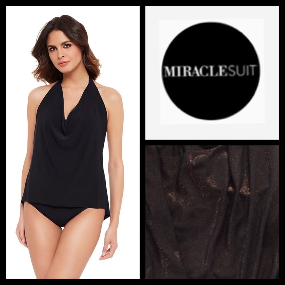 Magicsuit by Miraclesuit Draped Halter Tankini Top